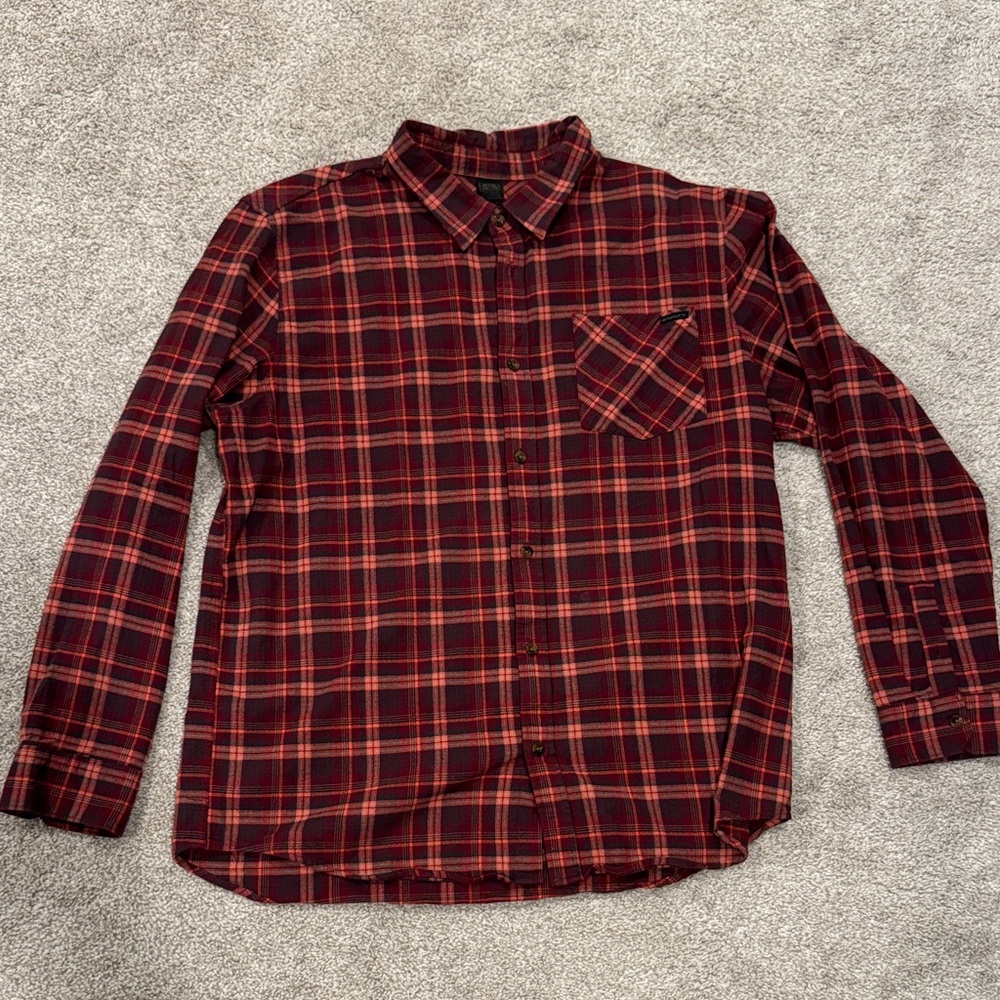 Men's OAKLEY Plaid Button Up Shirt